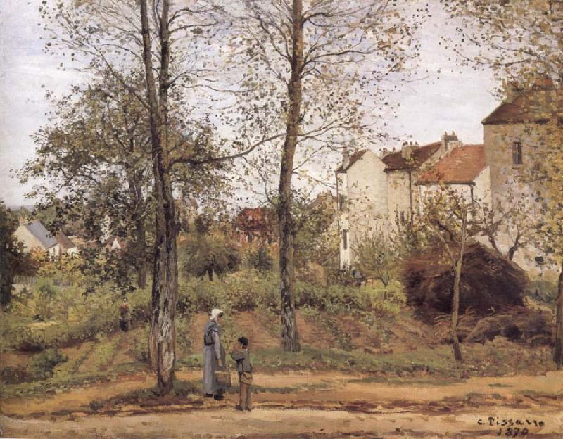 Camille Pissarro Landscape in the vicinity of Louveciennes china oil painting image